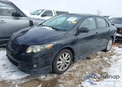 2010 Toyota Corolla S из США, поврежденный, VIN 2T1BU4EE1AC375184